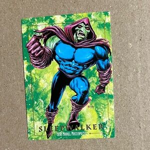 1992 SkyBox Marvel Masterpieces Sleepwalker #89 Trading Card